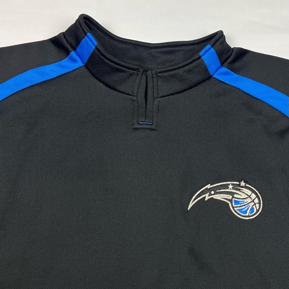 Vtg Adidas Orlando Magic Mens Shooting Warm Up Shirt Large Y2K Embroidered B8 - Picture 4 of 7